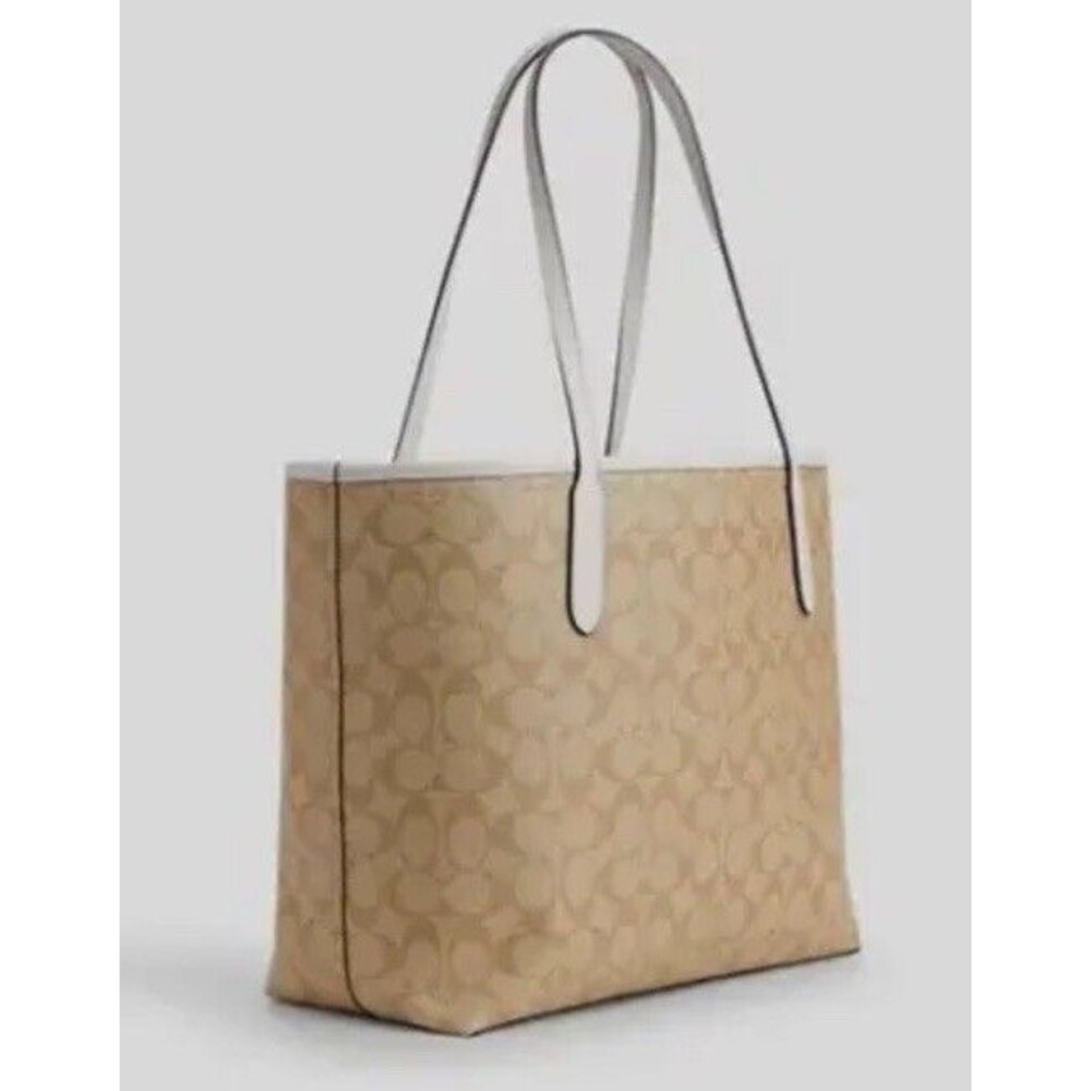 Coach Heart Print City Tote Signature Pink CP052 Bag Purse Handbag Laptop NWT - Picture 3 of 10